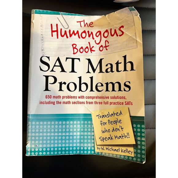 The Humongous Book of SAT Math Problems - Picture 2 of 3